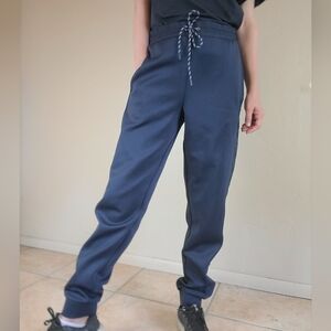 Michael Kors Navy Blue Comfy Casual Jogger Track Pants Elastic Waist Size Small